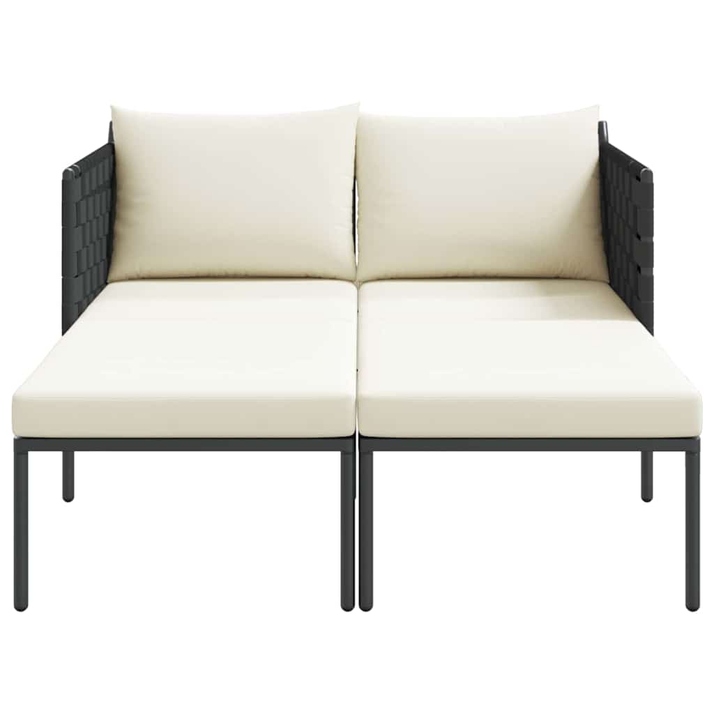 Ligstoel Antraciet 153 x 115 x 69.5 cm Gepoedercoat staal is nu te koop bij PeponiXL, paradijselijk wonen!