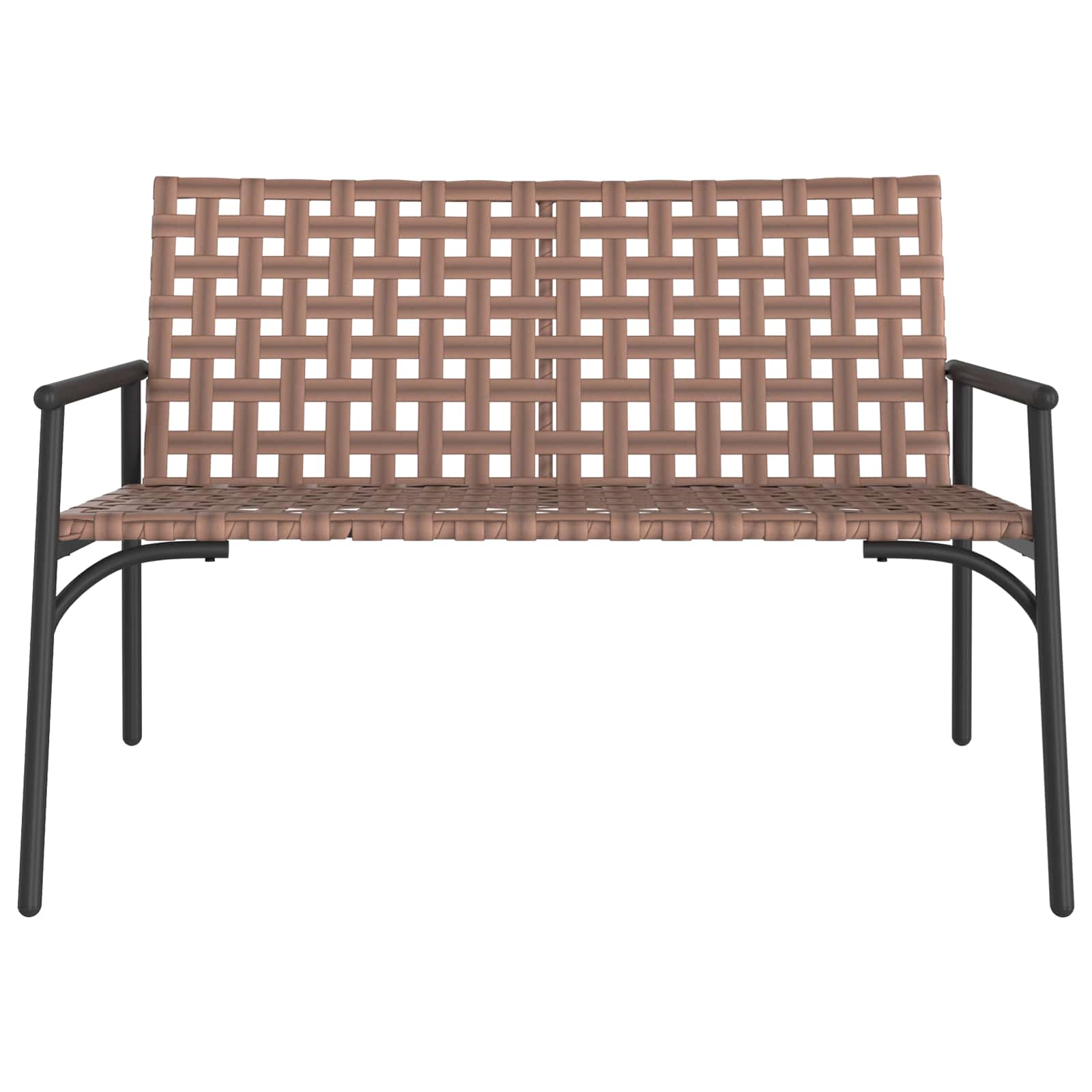 Tuinstoel Bruin 110,5 x 79 x 75,5 cm poly rattan is nu te koop bij PeponiXL, paradijselijk wonen!