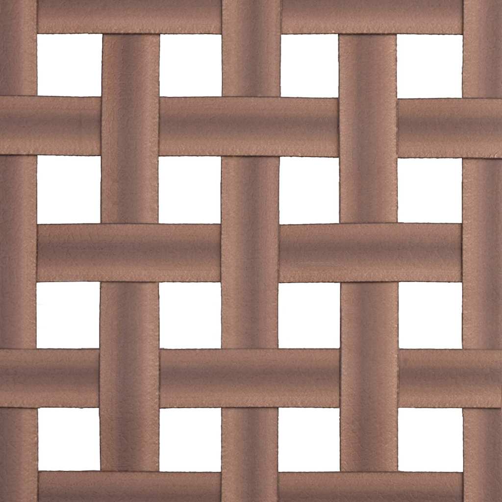 Tuin eettafelset 4 pcs Bruin poly rattan is nu te koop bij PeponiXL, paradijselijk wonen!