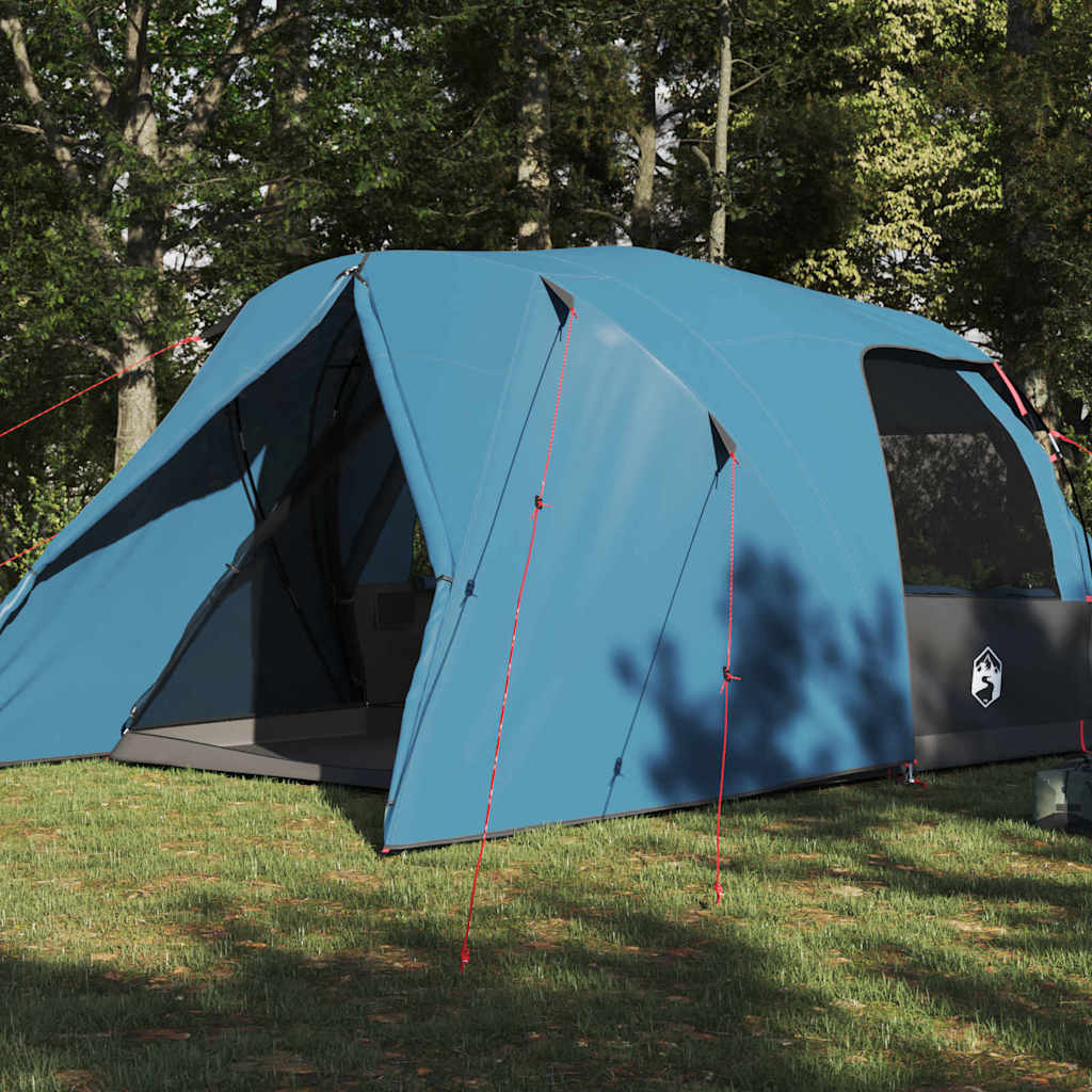 Dome Tent 4-Person met dak met opslag Blauw 455 x 252 x 178 cm is nu te koop bij PeponiXL, paradijselijk wonen!