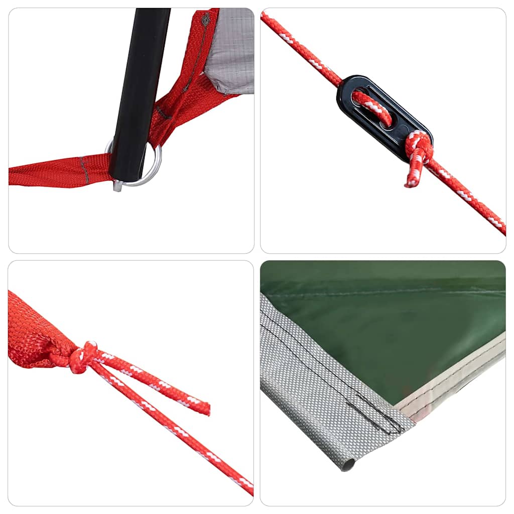 Caravan Tent met dak met opslag Groen 252 x 245 x 245 cm is nu te koop bij PeponiXL, paradijselijk wonen!