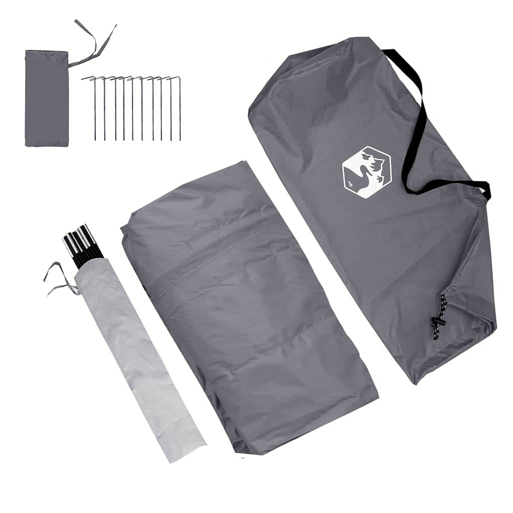 Achterkleptent voor Caravan Grijs en Oranje 352 x 250 x 240 cm is nu te koop bij PeponiXL, paradijselijk wonen!