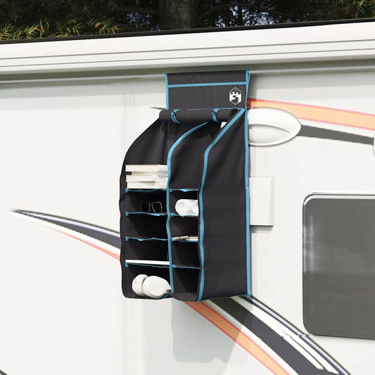 Hangende Tent Organizer 10 Vakken Zwart 40,5 x 25 x 80 cm is nu te koop bij PeponiXL, paradijselijk wonen!