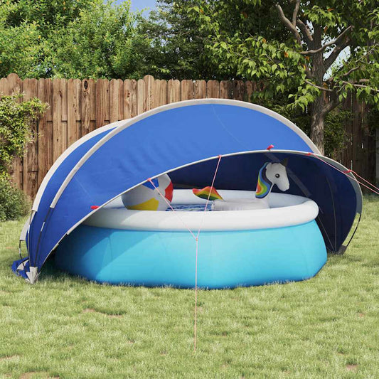 Pooldome Blauw 336 x 322 x 160 cm 185T polyester met PU-coating is nu te koop bij PeponiXL, paradijselijk wonen!