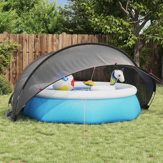 Pooldome Zwart 336 x 322 x 160 cm 185T polyester met PU-coating is nu te koop bij PeponiXL, paradijselijk wonen!