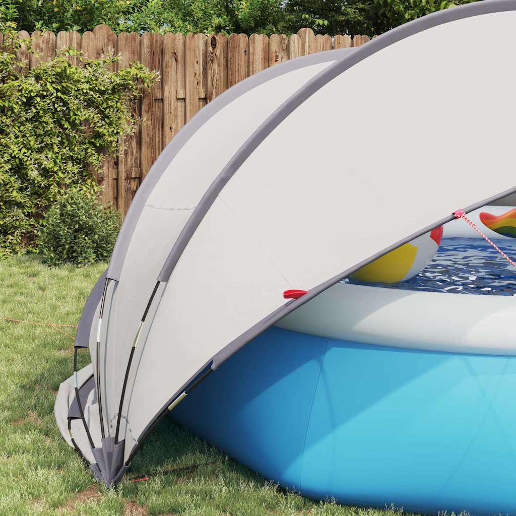 Pooldome Grijs en Oranje 405 x 405 x 192 cm is nu te koop bij PeponiXL, paradijselijk wonen!