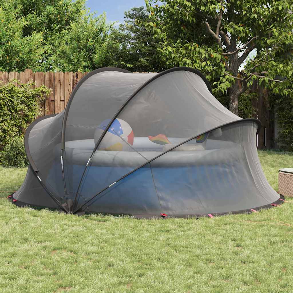 Pooldome Zwart 405 x 405 x 192 cm 185T polyester met PU-coating is nu te koop bij PeponiXL, paradijselijk wonen!