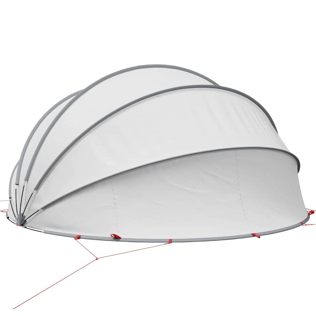 Pooldome Grijs en Oranje 430 x 430 x 210 cm is nu te koop bij PeponiXL, paradijselijk wonen!
