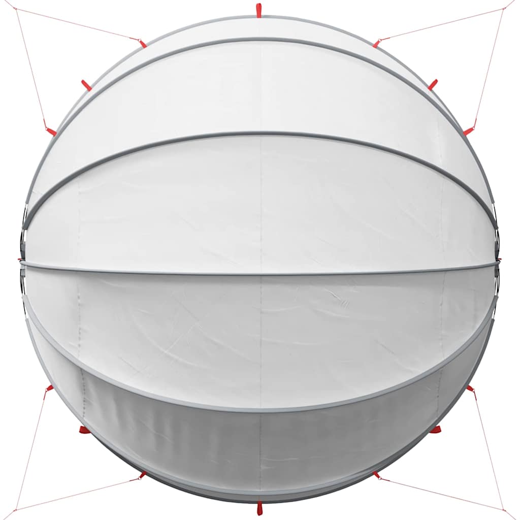 Pooldome Grijs en Oranje 430 x 430 x 210 cm is nu te koop bij PeponiXL, paradijselijk wonen!