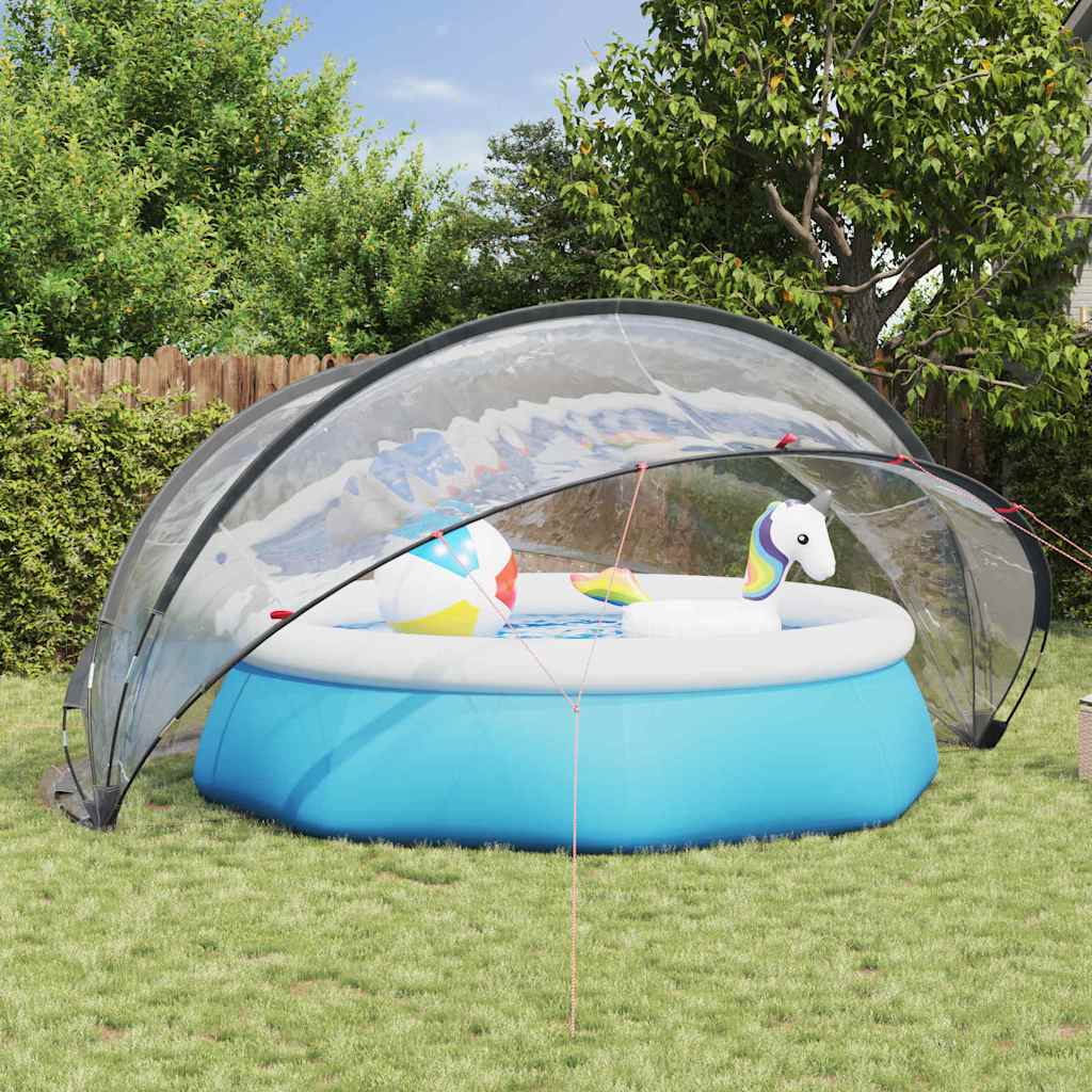 Pooldome Doorzichtig 430 x 430 x 210 cm PVC is nu te koop bij PeponiXL, paradijselijk wonen!