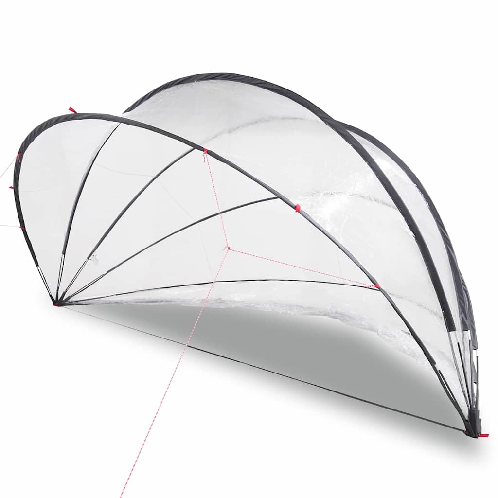Pooldome Doorzichtig 430 x 430 x 210 cm PVC is nu te koop bij PeponiXL, paradijselijk wonen!