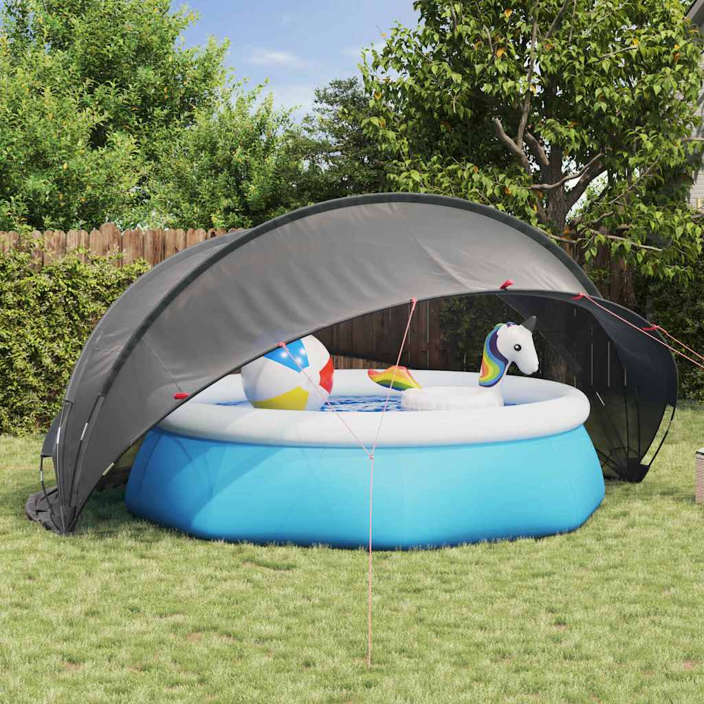 Pooldome Zwart 472 x 460 x 229 cm 185T polyester met PU-coating is nu te koop bij PeponiXL, paradijselijk wonen!