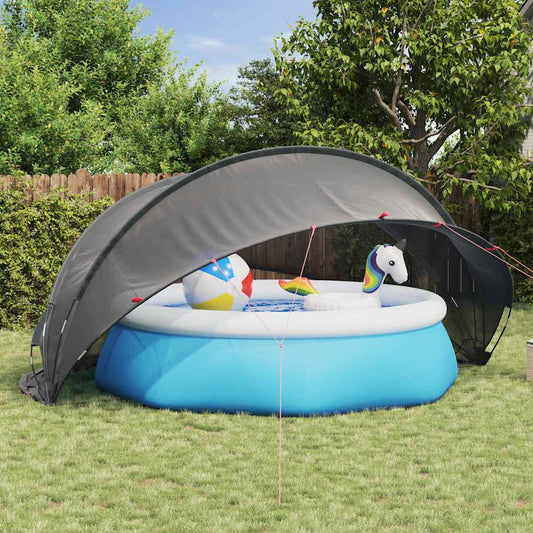 Pooldome Zwart 472 x 460 x 229 cm 185T polyester met PU-coating is nu te koop bij PeponiXL, paradijselijk wonen!