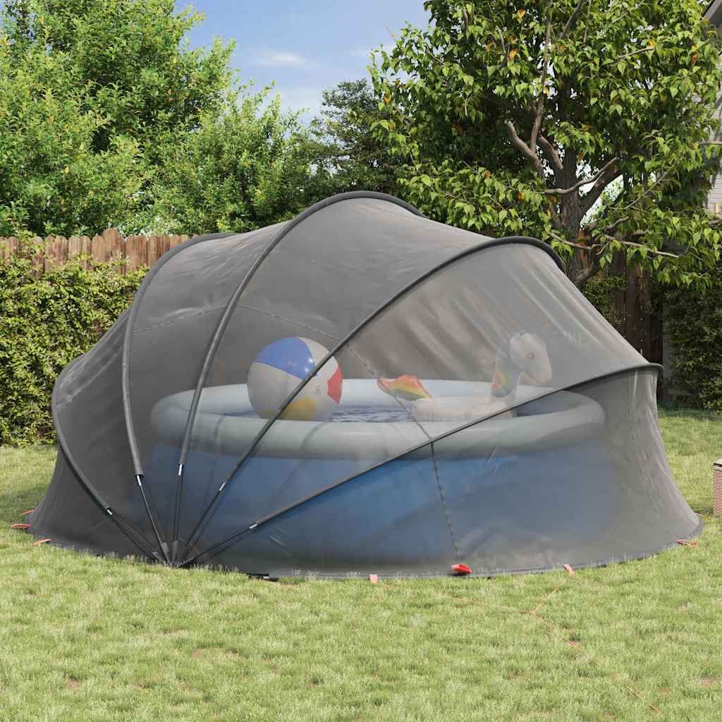 Pooldome Zwart 472 x 460 x 229 cm 185T polyester met PU-coating is nu te koop bij PeponiXL, paradijselijk wonen!