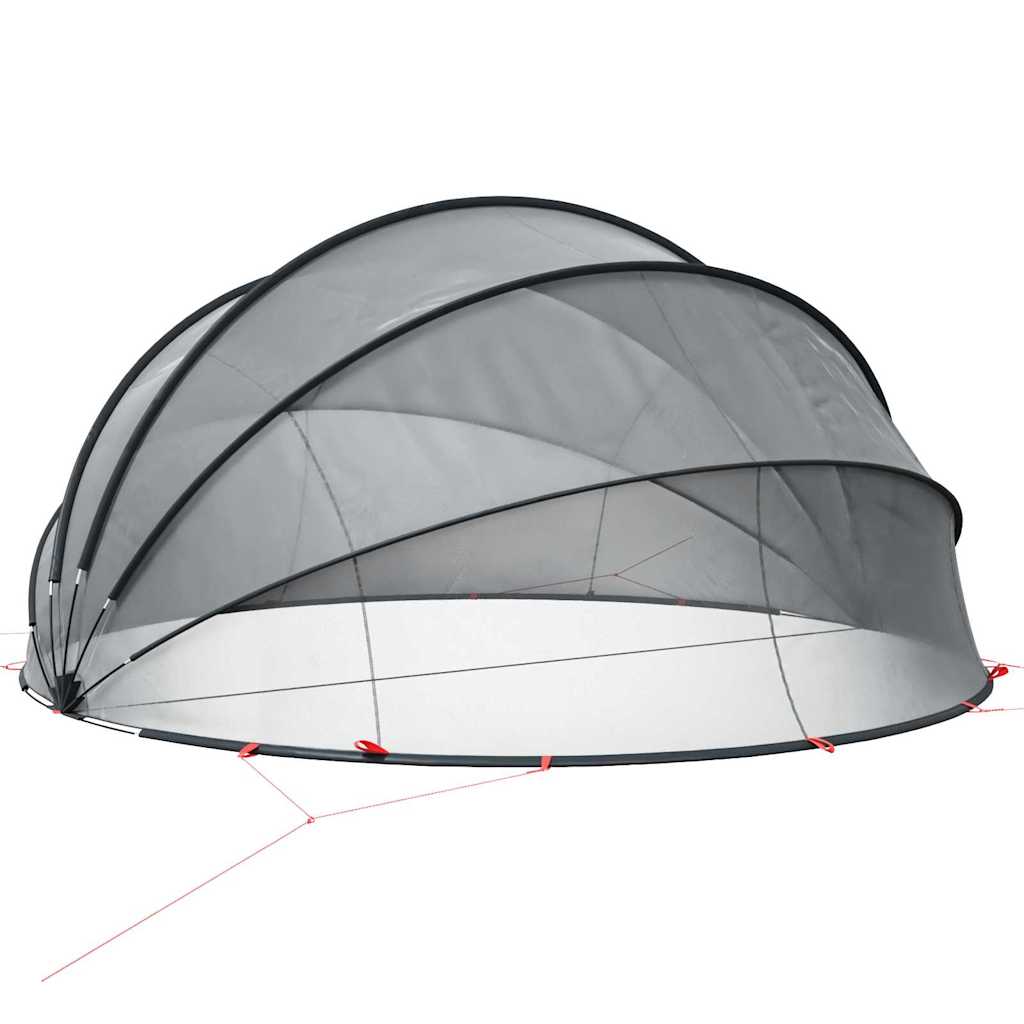 Pooldome Zwart 472 x 460 x 229 cm 185T polyester met PU-coating is nu te koop bij PeponiXL, paradijselijk wonen!