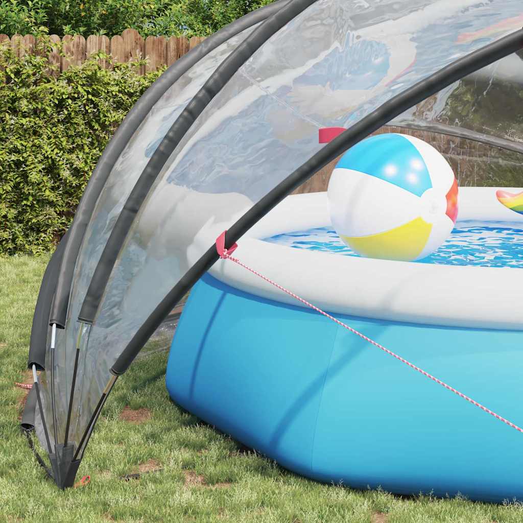 Pooldome Doorzichtig 500 x 500 x 236 cm PVC is nu te koop bij PeponiXL, paradijselijk wonen!