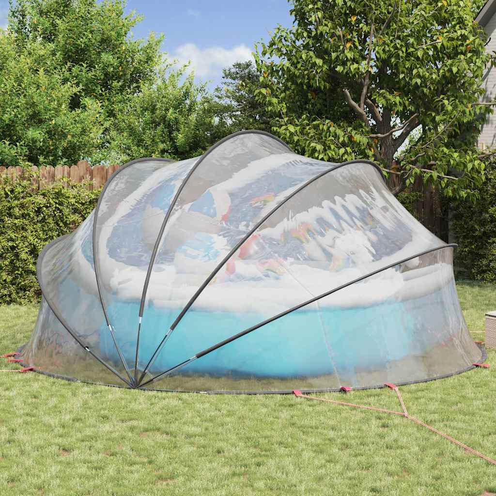 Pooldome Doorzichtig 500 x 500 x 236 cm PVC is nu te koop bij PeponiXL, paradijselijk wonen!