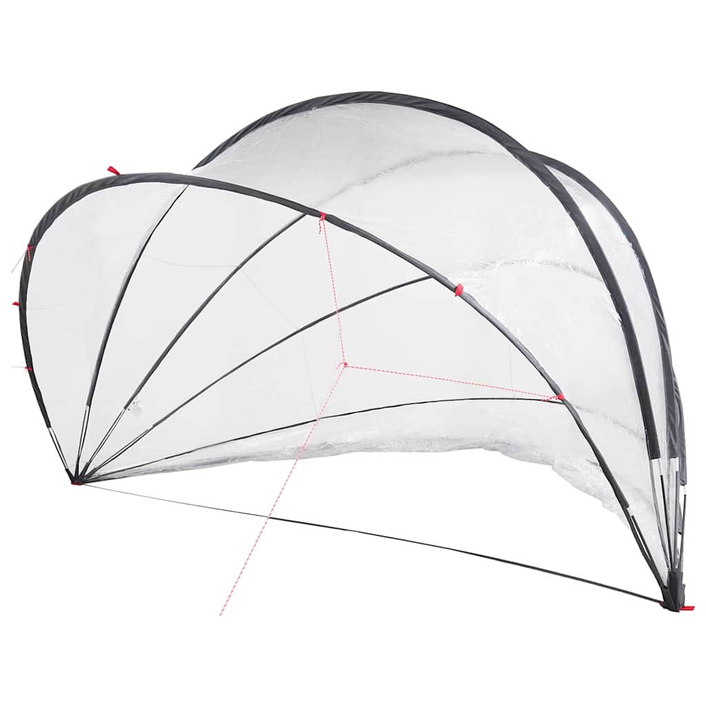 Pooldome Doorzichtig 500 x 500 x 236 cm PVC is nu te koop bij PeponiXL, paradijselijk wonen!