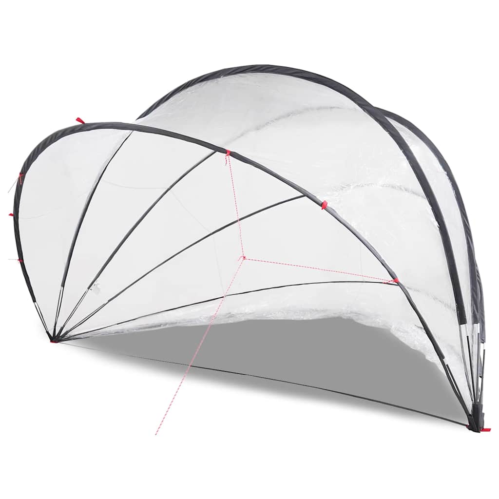Pooldome Doorzichtig 500 x 500 x 236 cm PVC is nu te koop bij PeponiXL, paradijselijk wonen!