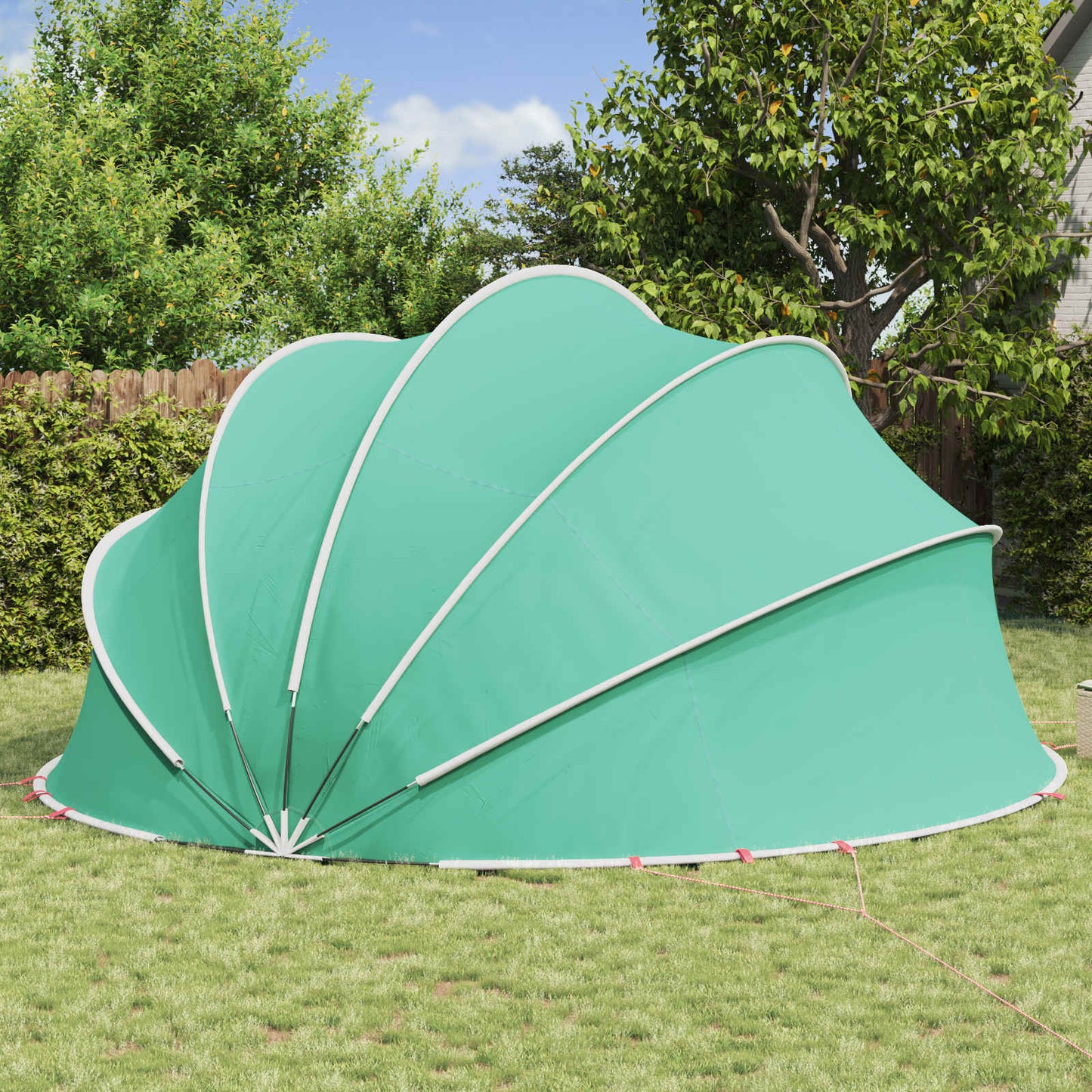 Pooldome Blauw 546 x 516 x 250 cm 185T polyester met PU-coating is nu te koop bij PeponiXL, paradijselijk wonen!