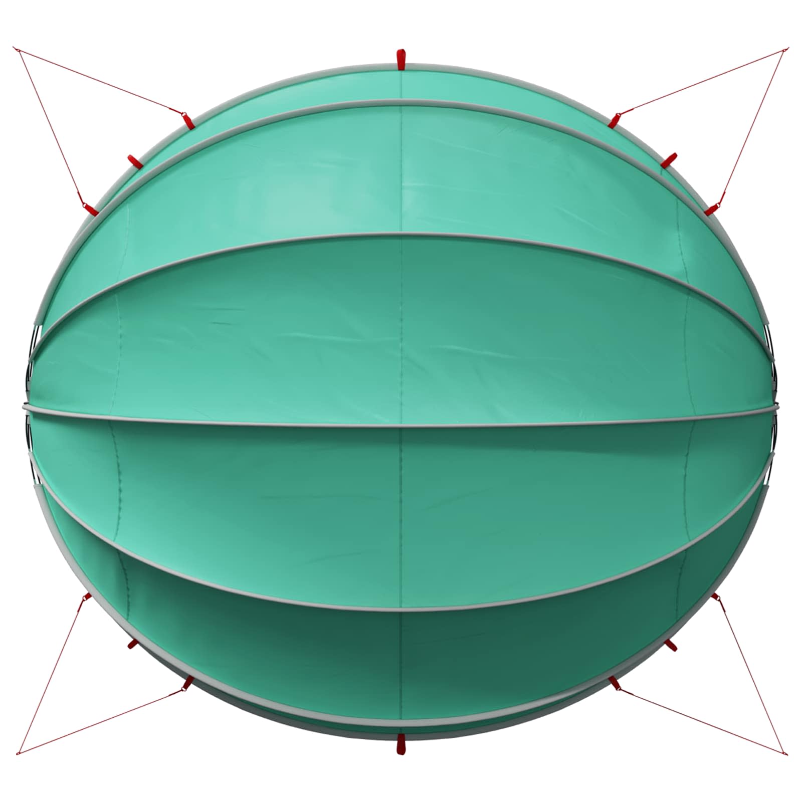 Pooldome Blauw 546 x 516 x 250 cm 185T polyester met PU-coating is nu te koop bij PeponiXL, paradijselijk wonen!
