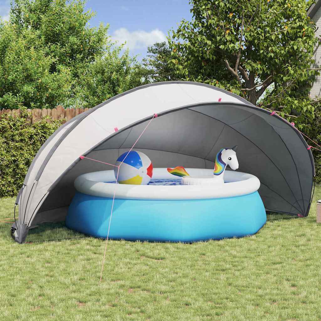 Pooldome Grijs en Oranje 546 x 516 x 250 cm is nu te koop bij PeponiXL, paradijselijk wonen!