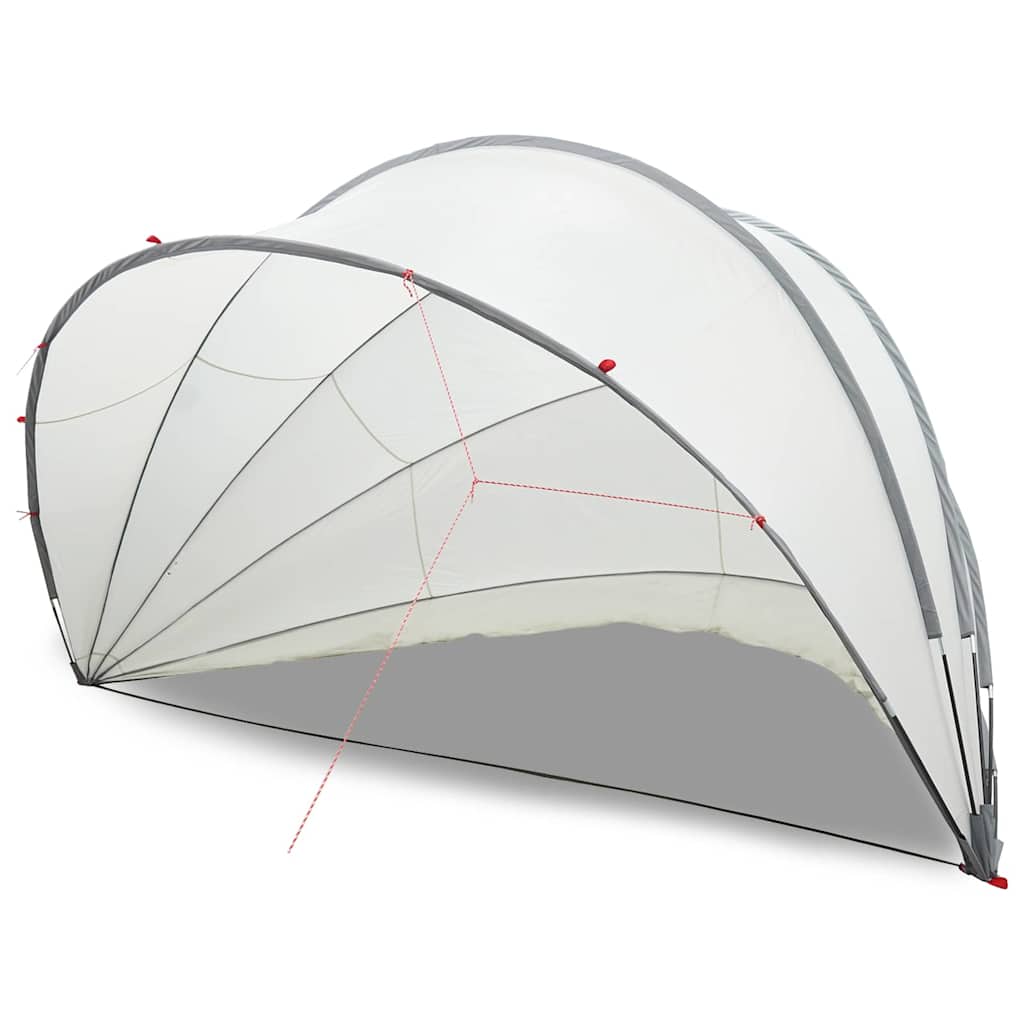 Pooldome Grijs en Oranje 546 x 516 x 250 cm is nu te koop bij PeponiXL, paradijselijk wonen!