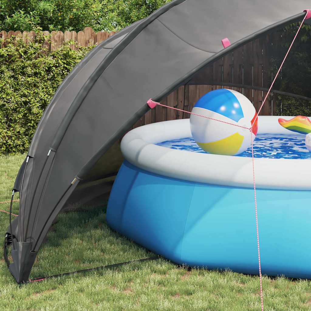 Pooldome Zwart 546 x 516 x 250 cm 185T polyester met PU-coating is nu te koop bij PeponiXL, paradijselijk wonen!