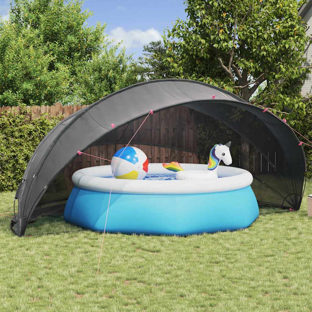 Pooldome Zwart 546 x 516 x 250 cm 185T polyester met PU-coating is nu te koop bij PeponiXL, paradijselijk wonen!