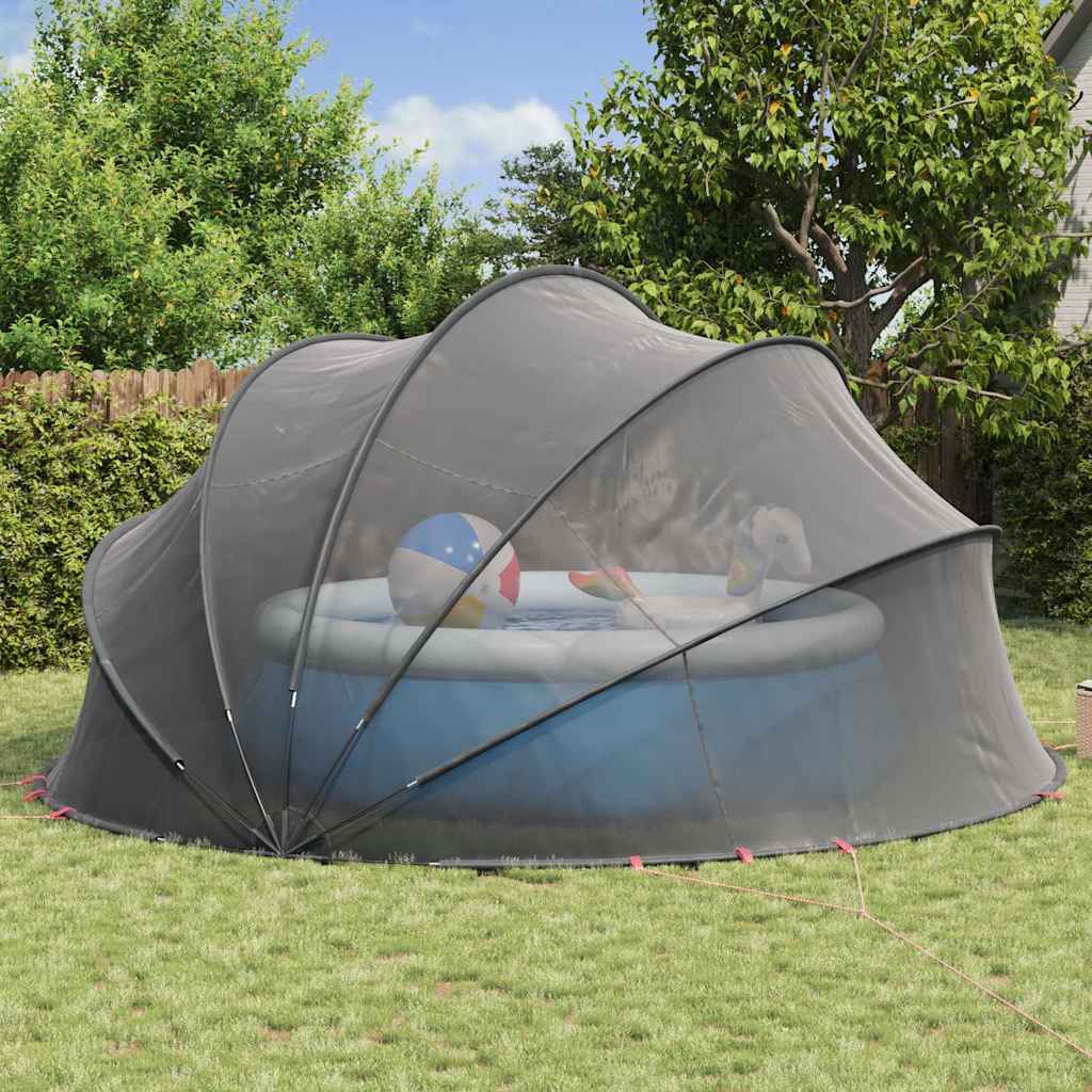 Pooldome Zwart 546 x 516 x 250 cm 185T polyester met PU-coating is nu te koop bij PeponiXL, paradijselijk wonen!