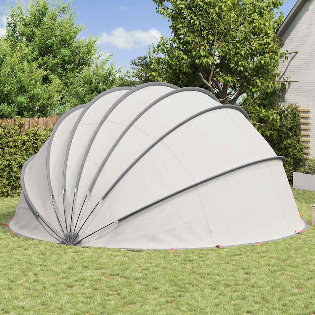 Pooldome Grijs en Oranje 592 x 590 x 275 cm is nu te koop bij PeponiXL, paradijselijk wonen!
