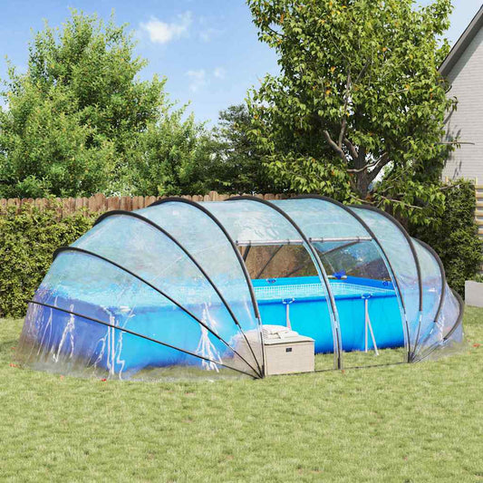 Zwembad Tent Koepel Doorzichtig 640 x 432 x 205 cm PVC is nu te koop bij PeponiXL, paradijselijk wonen!