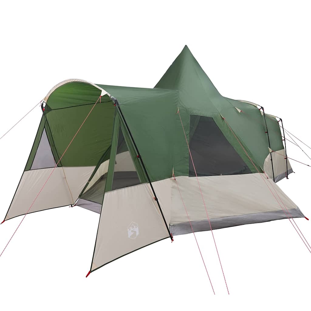 Teepee Tent 8-Persoon met dak Groen 720 x 465 x 295 cm is nu te koop bij PeponiXL, paradijselijk wonen!