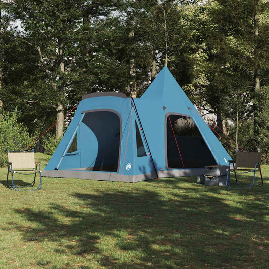 Teepee Tent met dak met opslag Blauw 545 x 450 x 295 cm is nu te koop bij PeponiXL, paradijselijk wonen!