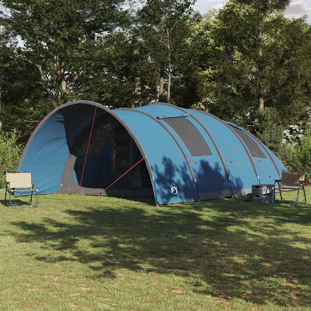 Tunnel Tent 8-Person met dak Blauw 710 x 460 x 245 cm is nu te koop bij PeponiXL, paradijselijk wonen!