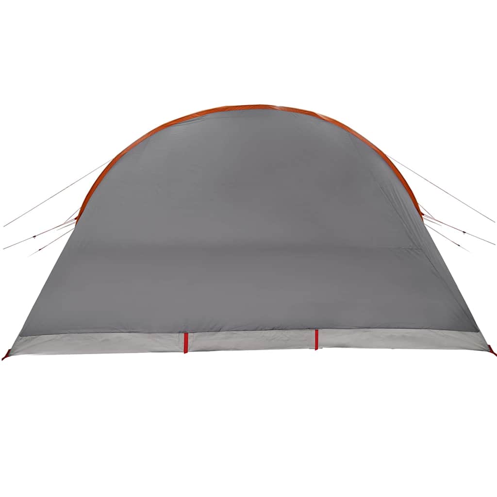 Tunnel Tent 8-Person met dak Grijs en Oranje 710 x 460 x 245 cm is nu te koop bij PeponiXL, paradijselijk wonen!