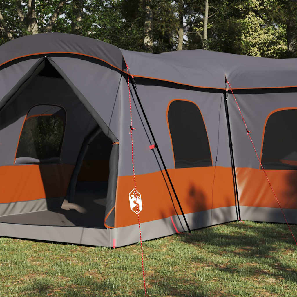 Tent voor 16 personen Grijs en Oranje 680 x 510 x 210 cm is nu te koop bij PeponiXL, paradijselijk wonen!