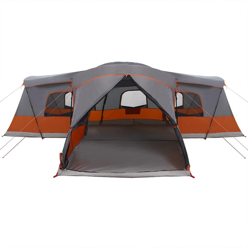 Tent voor 16 personen Grijs en Oranje 680 x 510 x 210 cm is nu te koop bij PeponiXL, paradijselijk wonen!