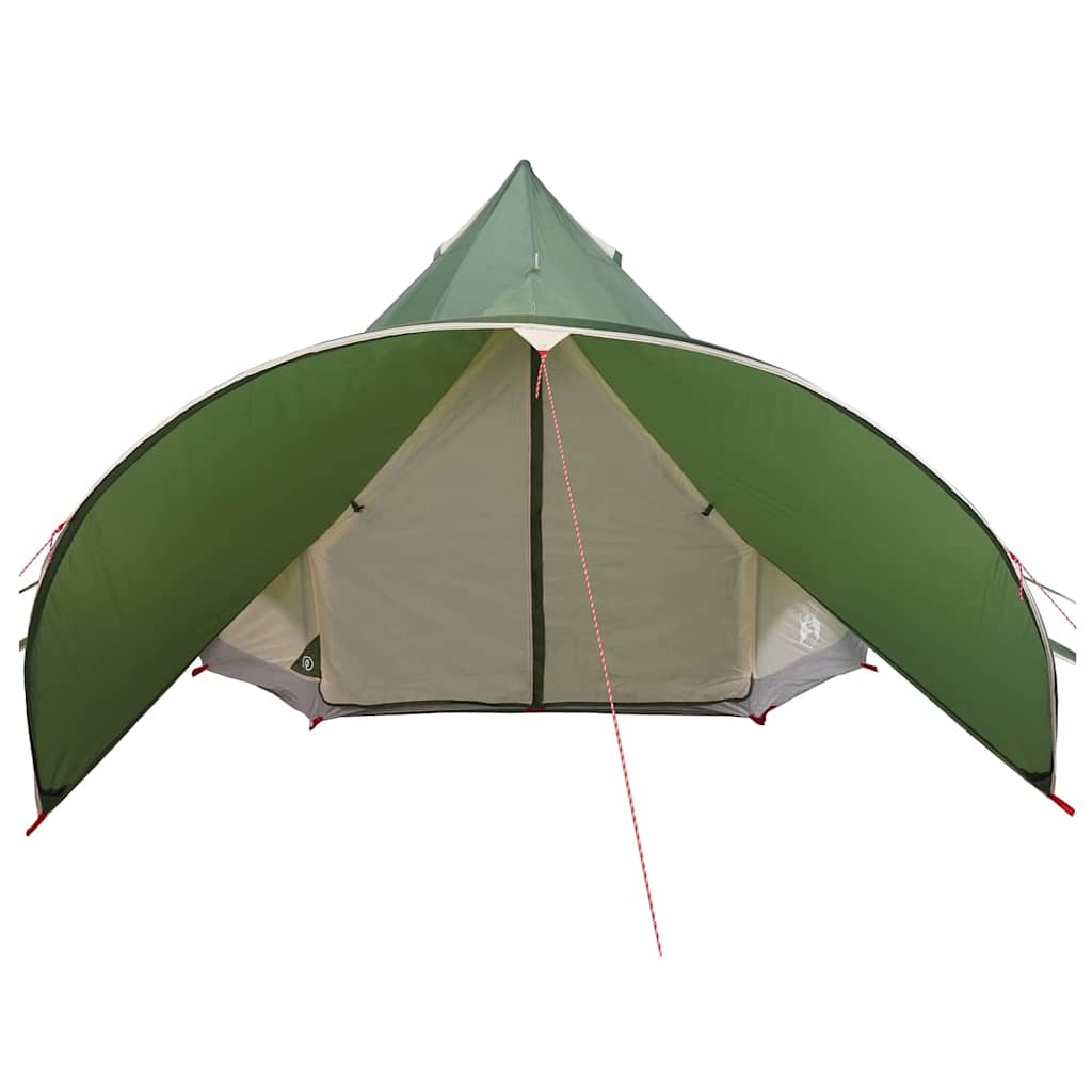 Teepee Tent 3-Person met dak Groen en Grijs 312 x 312 x 197 cm is nu te koop bij PeponiXL, paradijselijk wonen!