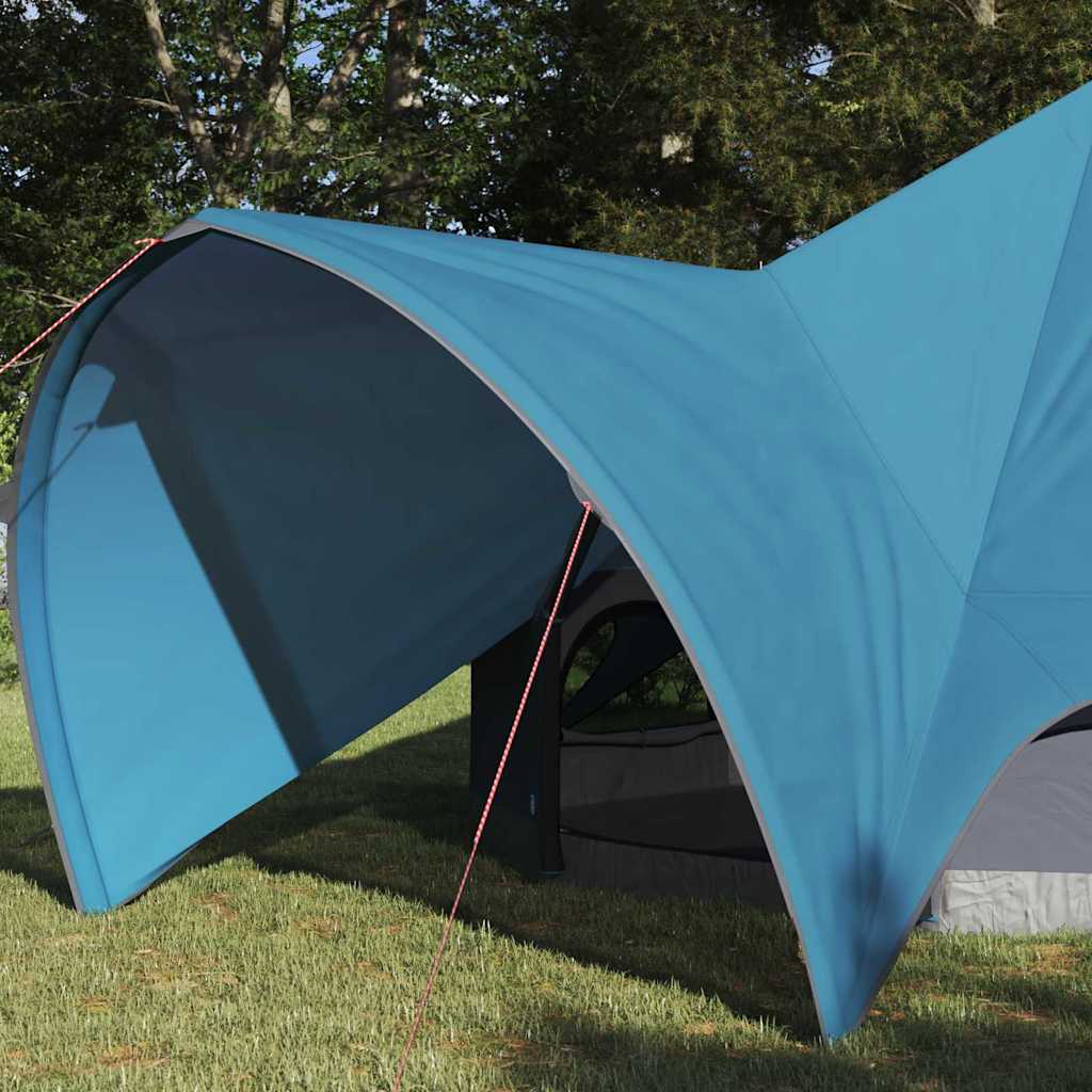 Teepee Tent 3-Person met dak Blauw en Grijs 312 x 312 x 197 cm is nu te koop bij PeponiXL, paradijselijk wonen!