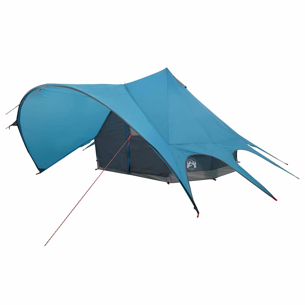 Teepee Tent 3-Person met dak Blauw en Grijs 312 x 312 x 197 cm is nu te koop bij PeponiXL, paradijselijk wonen!