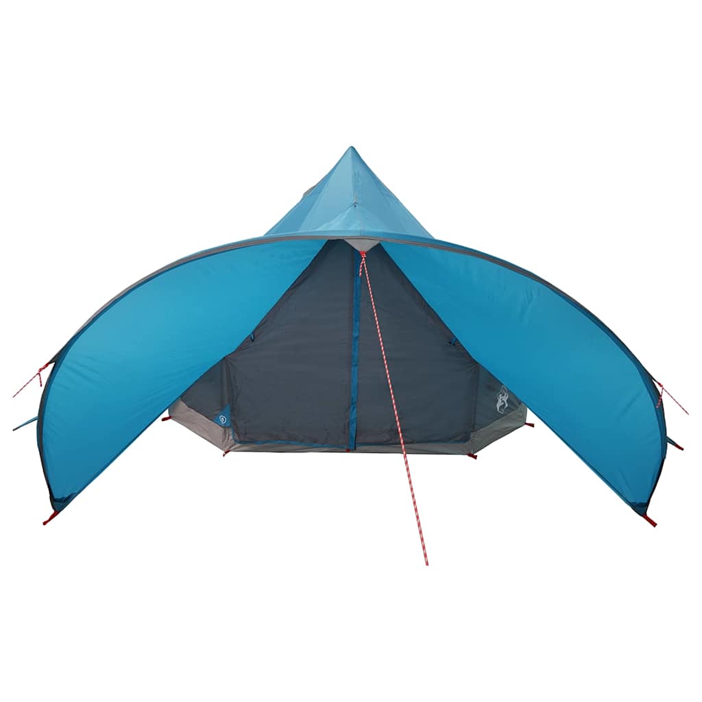 Teepee Tent 3-Person met dak Blauw en Grijs 312 x 312 x 197 cm is nu te koop bij PeponiXL, paradijselijk wonen!