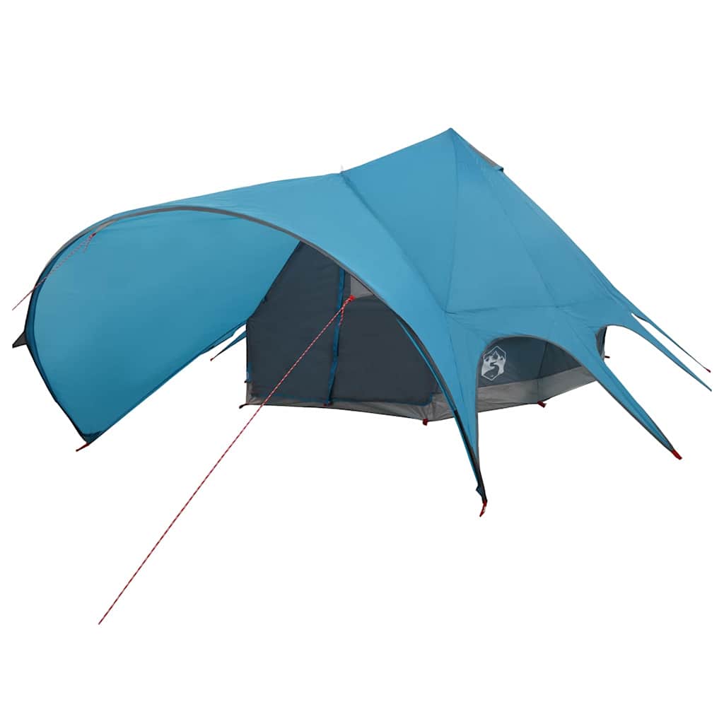 Teepee Tent 7-Persoon met dak Blauw en Grijs 600 x 600 x 347 cm is nu te koop bij PeponiXL, paradijselijk wonen!