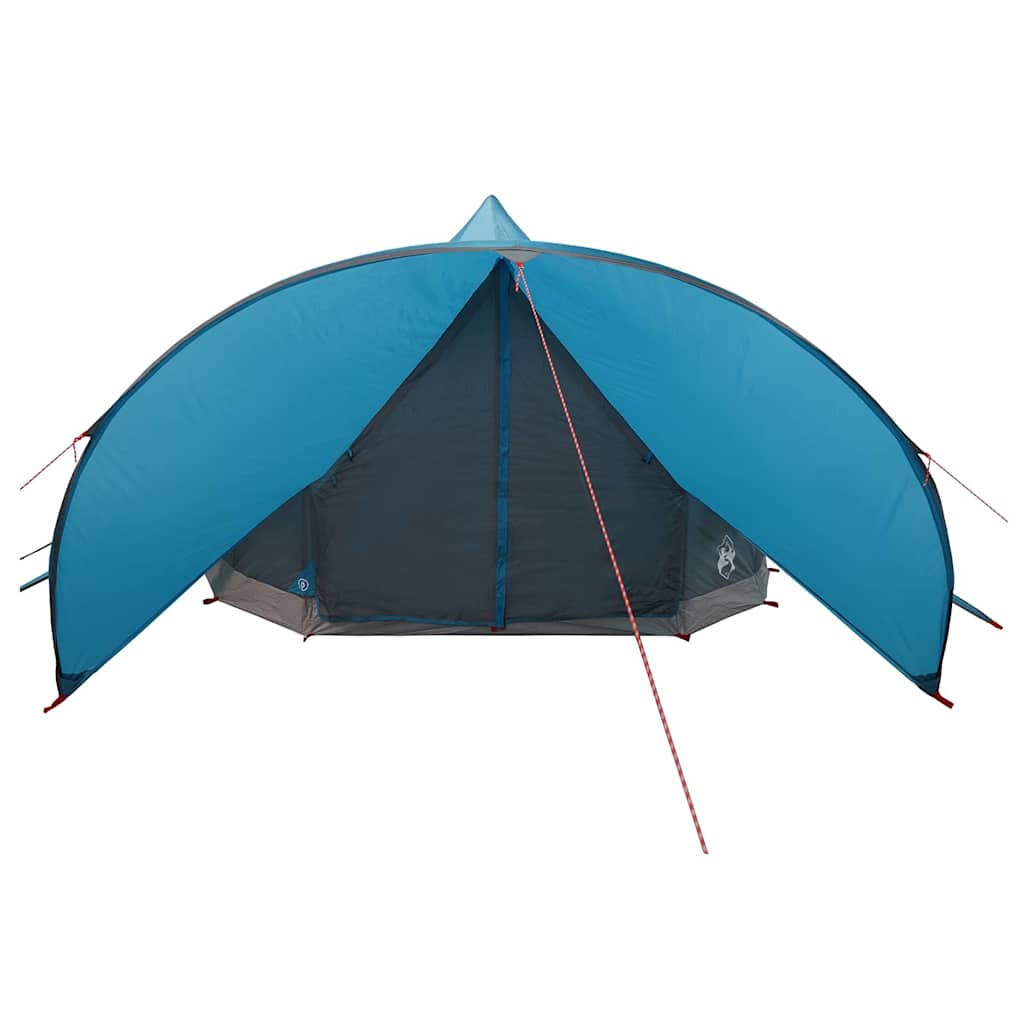 Teepee Tent 7-Persoon met dak Blauw en Grijs 600 x 600 x 347 cm is nu te koop bij PeponiXL, paradijselijk wonen!