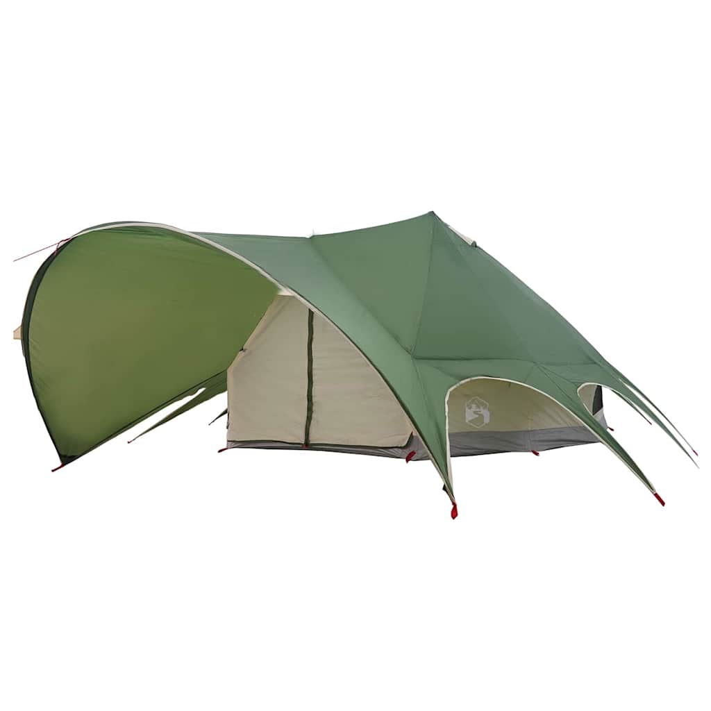 Teepee Tent 9-Person met dak Groen en Grijs 502 x 502 x 297 cm is nu te koop bij PeponiXL, paradijselijk wonen!