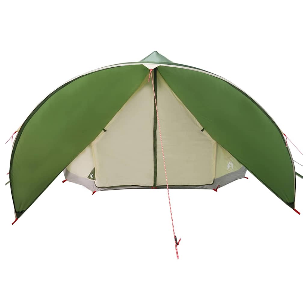 Teepee Tent 9-Person met dak Groen en Grijs 502 x 502 x 297 cm is nu te koop bij PeponiXL, paradijselijk wonen!