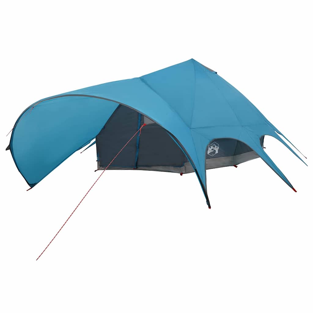 Teepee Tent 9-Person met dak Blauw en Grijs 502 x 502 x 297 cm is nu te koop bij PeponiXL, paradijselijk wonen!