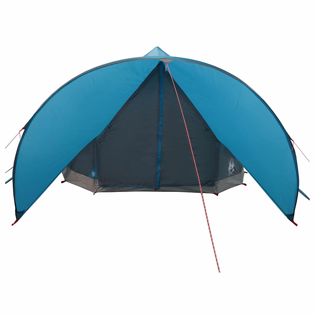 Teepee Tent 9-Person met dak Blauw en Grijs 502 x 502 x 297 cm is nu te koop bij PeponiXL, paradijselijk wonen!