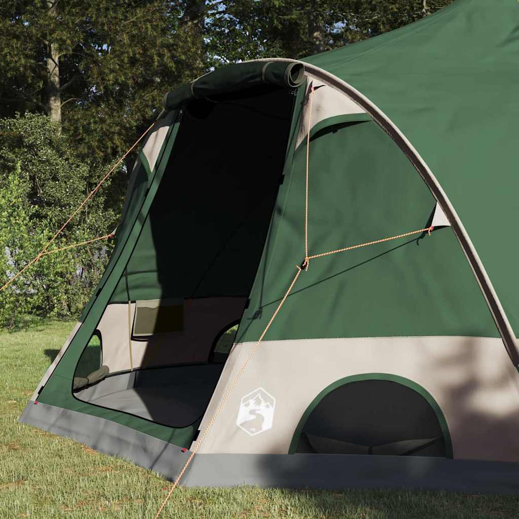 Dome Tent 4-Person met dak met opslag Groen 505 x 450 x 248 cm is nu te koop bij PeponiXL, paradijselijk wonen!