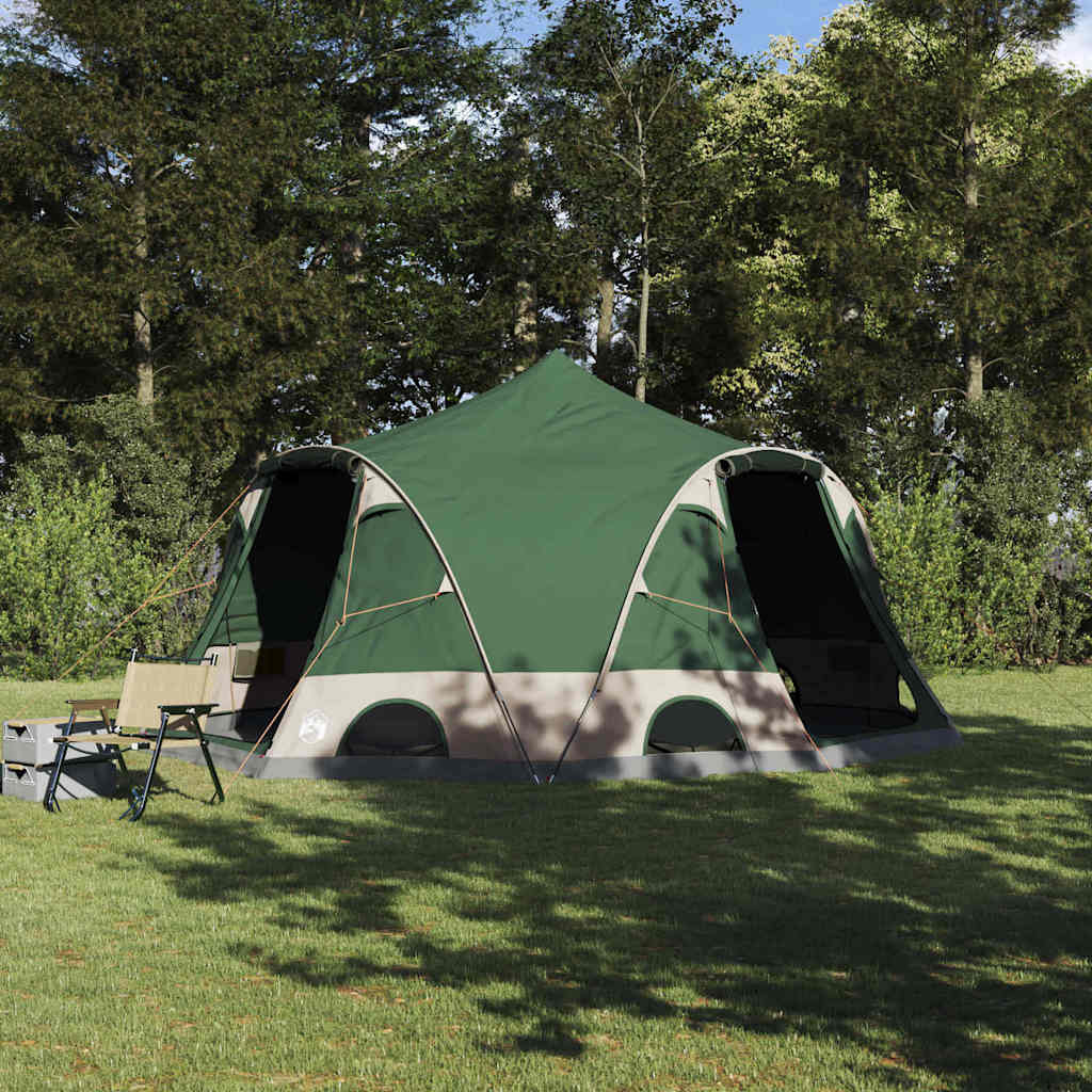 Dome Tent 4-Person met dak met opslag Groen 505 x 450 x 248 cm is nu te koop bij PeponiXL, paradijselijk wonen!
